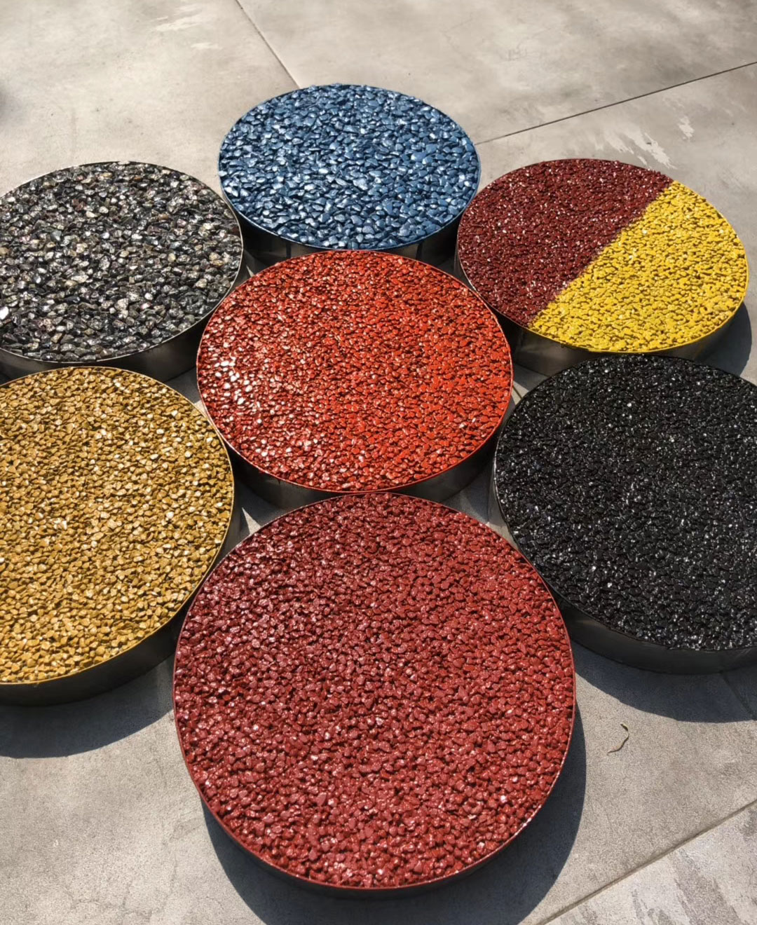 彩色透水地坪樣品 彩色透水地坪樣品