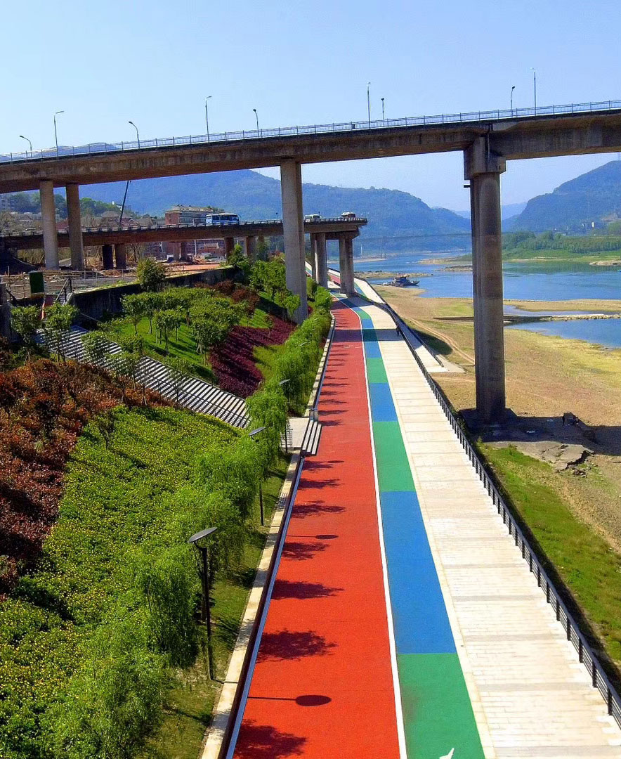 彩色透水地坪 彩色透水地坪