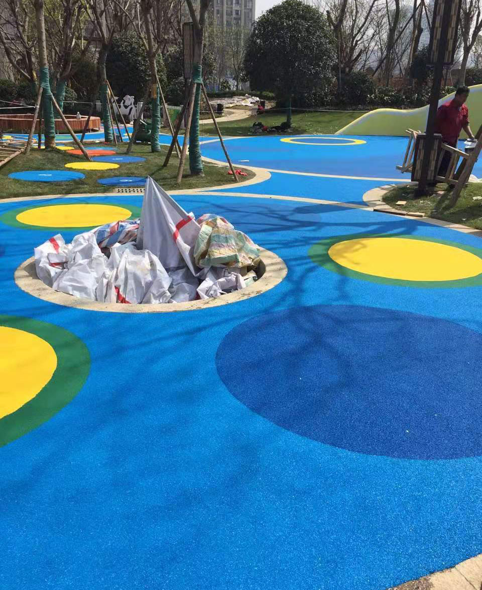 彩色透水地坪 彩色透水地坪